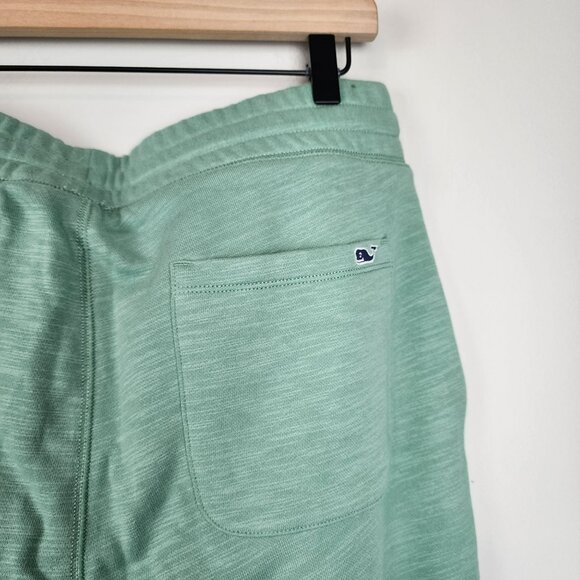New Vineyard Vines sz M men Slub Knit Jogger pants sage green - Picture 4 of 12